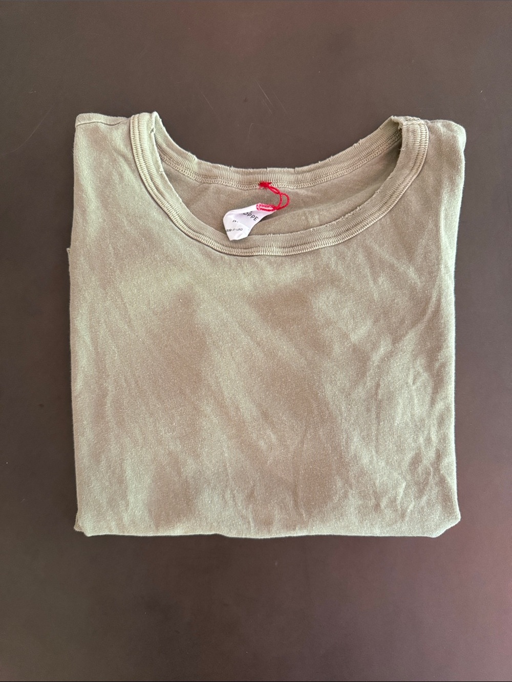 Classic Crewneck T-Shirt in Olive Green